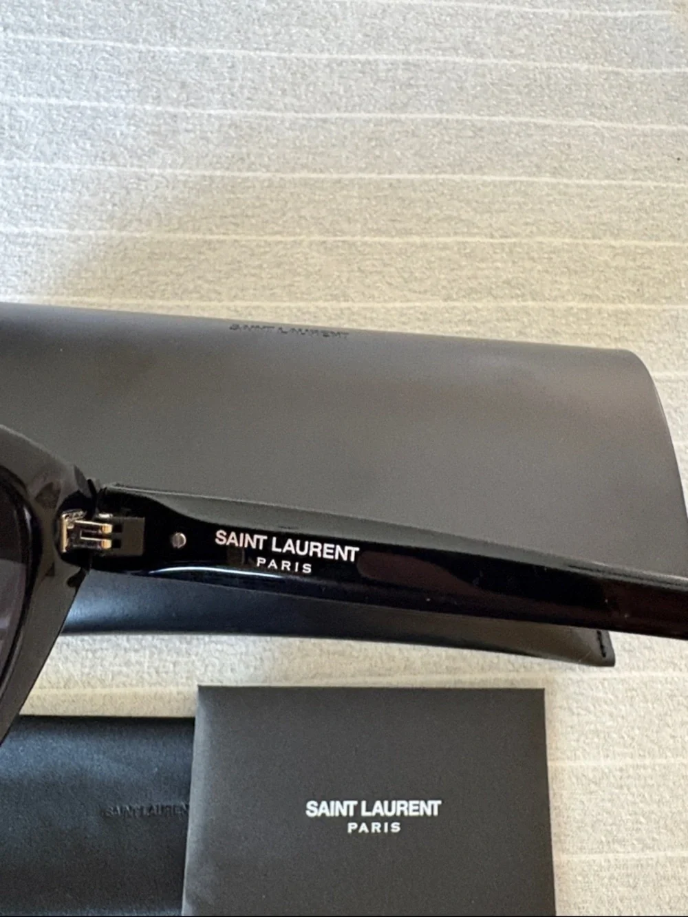 Saint Laurent Black Oversized Sunglasses - Picture 3 of 6
